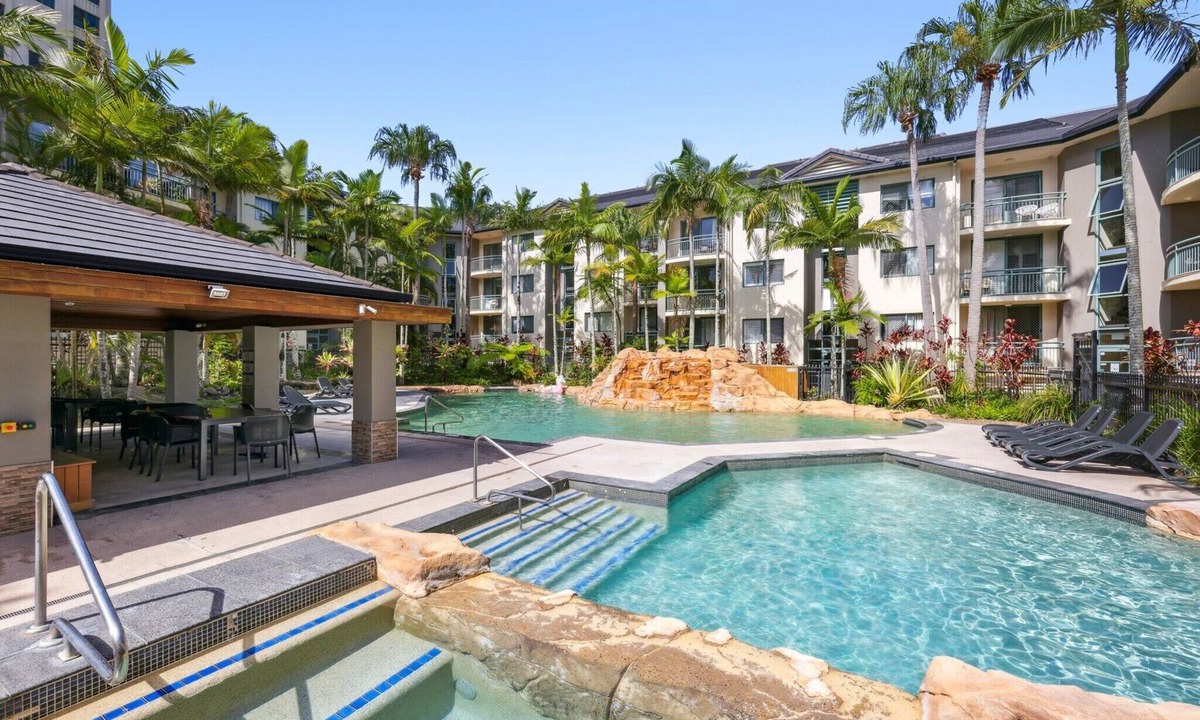 Palm Beach Apartment | 2-Bed Beachfront Escape with Pool and BBQ Access