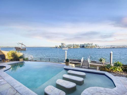 Paradise Point House | Azure Majesty Luxe Waterfront Mansion Redefined