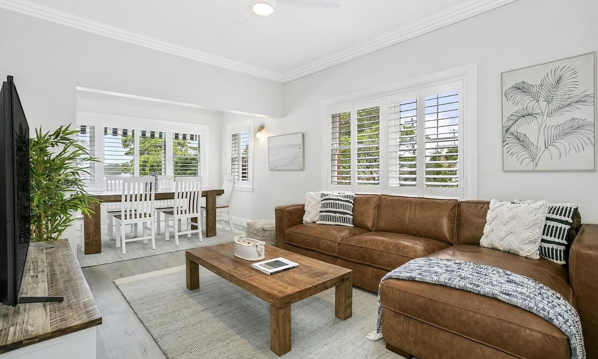 Mosman Apartment | Mosman - BALO1 - The Esplanade - Stylish 2BR Beachfront Apartment Steps from Balmoral Sand