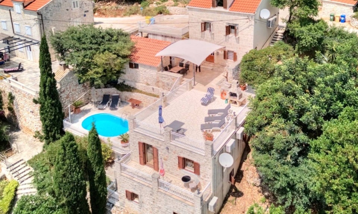 Viganj House | Villa Carlotta | Sea view, pool & large terrace above Viganj