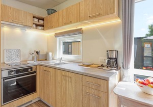 Experience a real Tiny House vacation close to nature at Camping Park Wemding! in Wemding