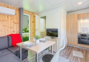 Experience a real Tiny House vacation close to nature at Camping Park Wemding! in Wemding