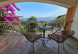 Studio flat with terrace and sea view Mokalo, Pelješac (AS-639-d)