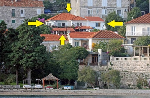 Cove Tri Zala (Zrnovo) Apartment | Apartment Rizzi A3 with Sea View