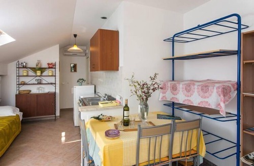 Zaton Apartment | Apartments Tramonto - Studio Apartment with Balcony and Sea View