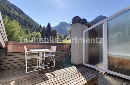 Grimentz Apartment | Comfortable studio on 2 levels for 2 to 4 people, living room with 1 divan bed, kitchen area, mezzan