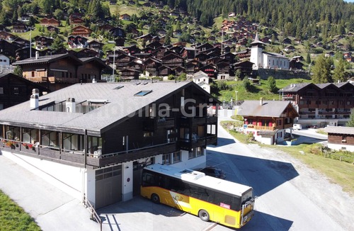 Grimentz Apartment | Comfortable studio on 2 levels for 2 to 4 people, living room with 1 divan bed, kitchen area, mezzan