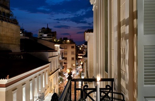 Psirri Villa | Lovely Athens Apartment | 1 Bedroom | Apartment Makarov | Balcony Views