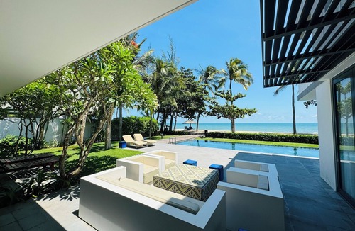 Phuoc Thuan Villa | Spacious 5-Bedrooms BEACHFRONT Villa 1000m2 in Sanctuary Ho Tram Resort VIETNAM