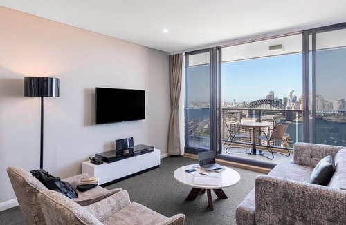 North Sydney Apartment | Stylish 2BR Harbour View Suite with Balcony