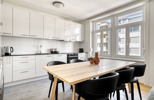 Gundeldingen Apartment | Upscale Gundelingen 4 Room w/W/D & Storage, nr Train Station, by Blueground