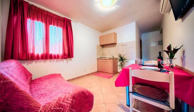 Apartments Bruna Lastovo-Standard One Bedroom Apartment with Balcony and Sea View-Crveni