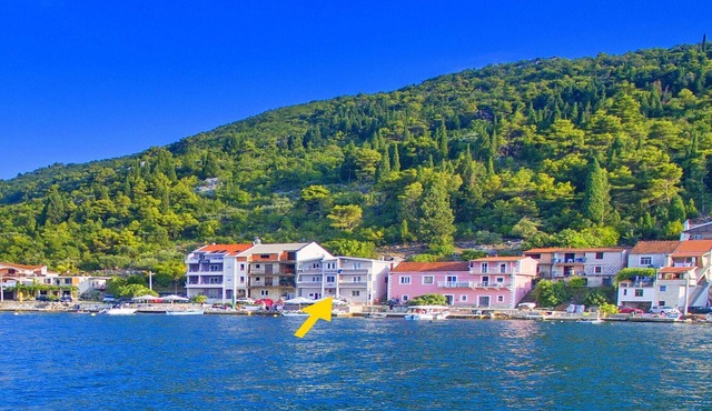 Apartments Tiho & Jelena - Studio Apartment with Balcony and Sea View (Fureal)
