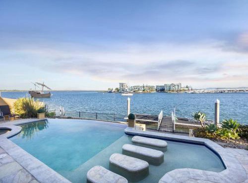 Azure Majesty Luxe Waterfront Mansion Redefined