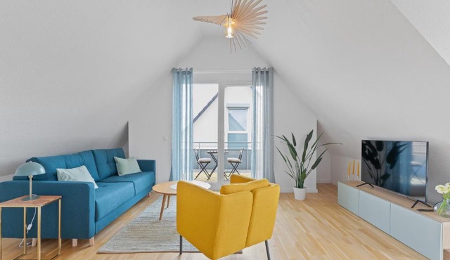 Design-Apartment - Küche - Balkon - Tiefgarage in Stuttgart