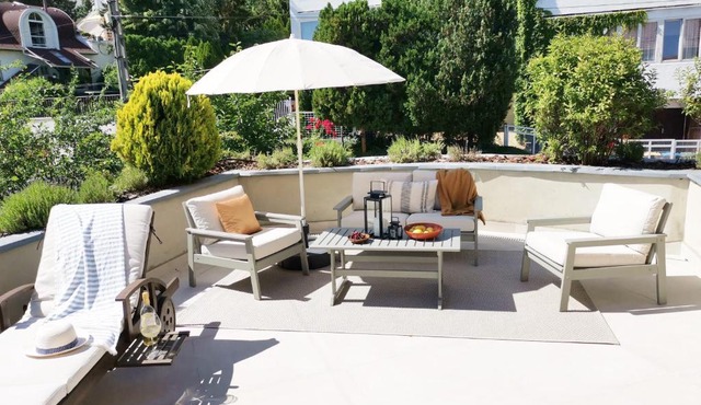 Grand Terrace Apartment with AC & heating