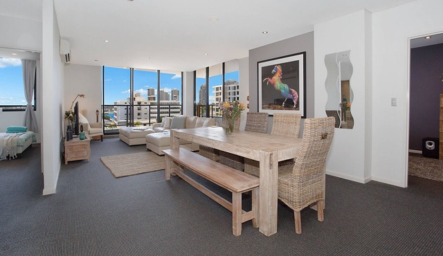 Immaculate 3 Bedroom Apartment Central Gold Coast. Modern Stylish