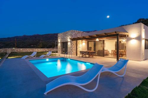 New Aggel's Infinity View Villa - private pool in Sitia