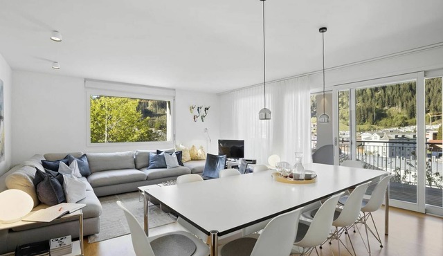 Nice apartment for 6 people with WIFI, TV and balcony in Churwalden