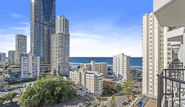 Ocean View Twin Unit in Surfers Paradise - Q Stay