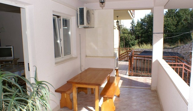 One bedroom apartment with terrace and sea view Korčula (A-4349-b)