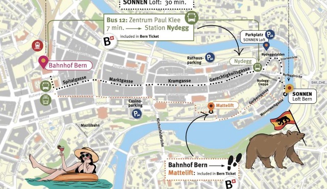 SONNEN Loft Bern - Bed & Breakfast