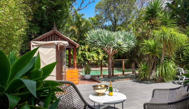 Stylish Beachside Retreat with Private Pool and Cabana