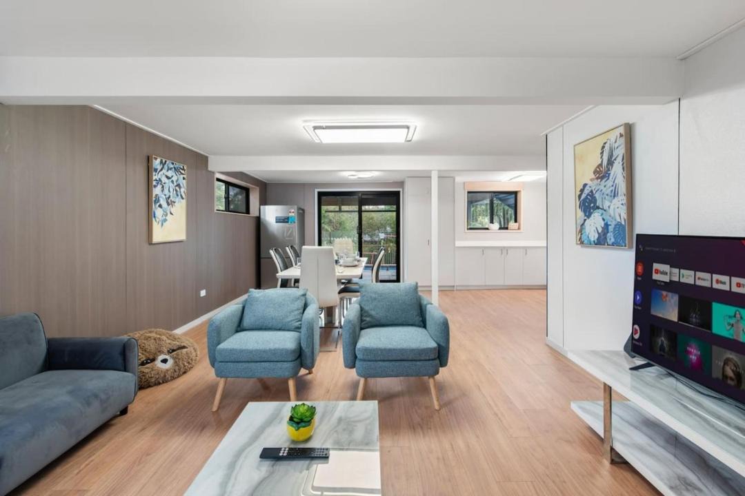 Macgregor House | Brand New Home Modern Comfort Study and Gym