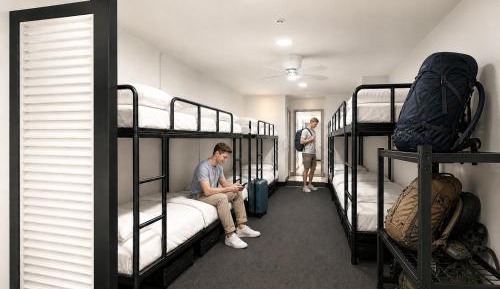 Single Bed in Dormitory Room