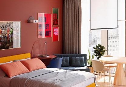 Studio Apartment with Balcony