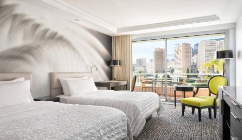Deluxe, Guest room, 2 Double, Partial sea view, Balcony