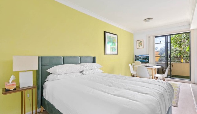 Serene Studio with Balcony in Prime Location
