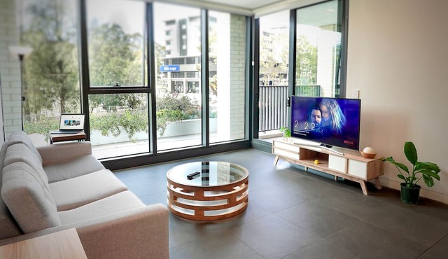 Olympic Park Stylish 2BR | Walk to stadium | Pool & Gym