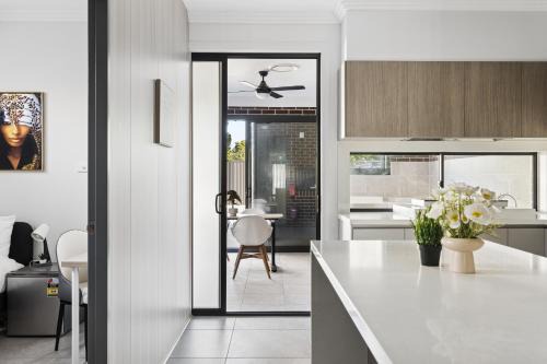 Double Bed at Central Cabramatta Foodies Paradise - Shared Bathroom and Amenities