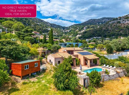 VILLA HORIZON - 5min from Monaco - A bird's-eye view of Monaco and Mediterranean - Ideal Groups & Families - Parking - Private Garden - Calm