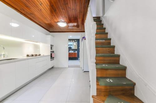 Waterview terrace in rock
